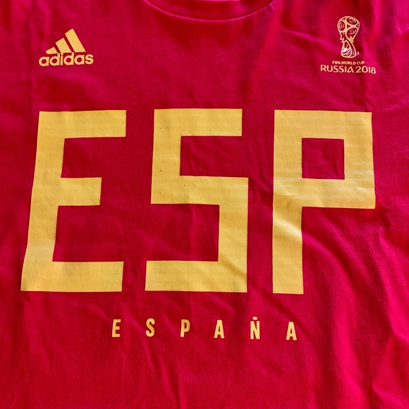 Adidas 2018 Fifa World Cup España t-shirt, size M, NWOT - Picture 2 of 5